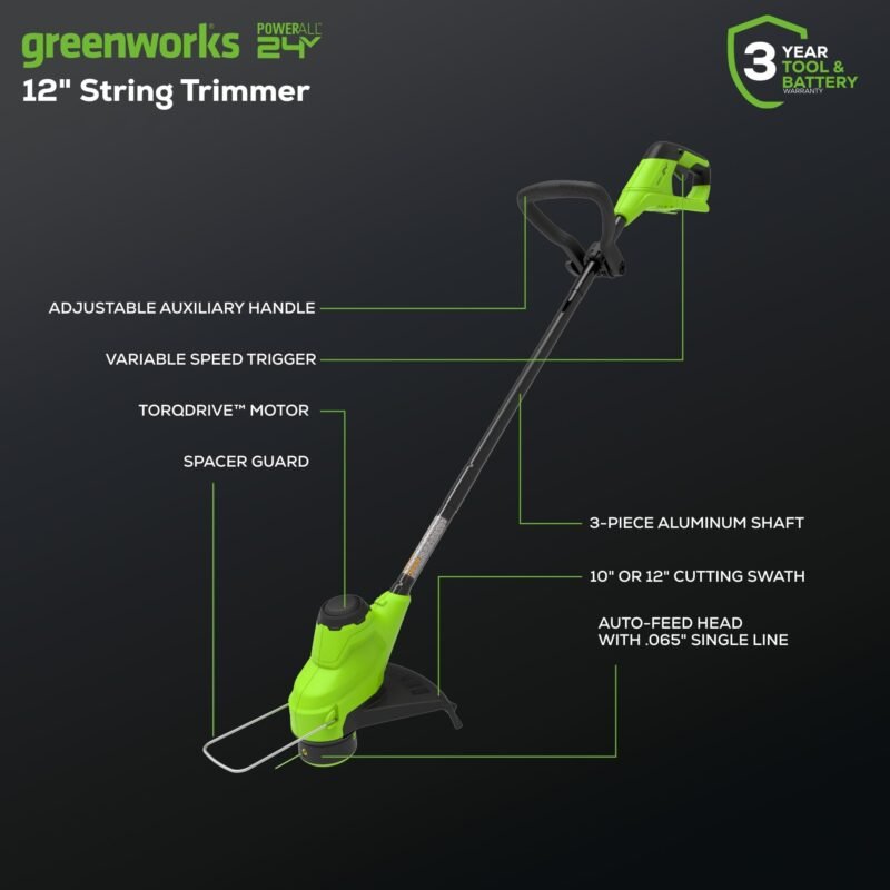 Greenworks 48V (2 x 24V) 17" Brushless Cordless (Push) Lawn Mower, (2) 4.0Ah Batteries and Dual Port Rapid Charger Included - Image 52