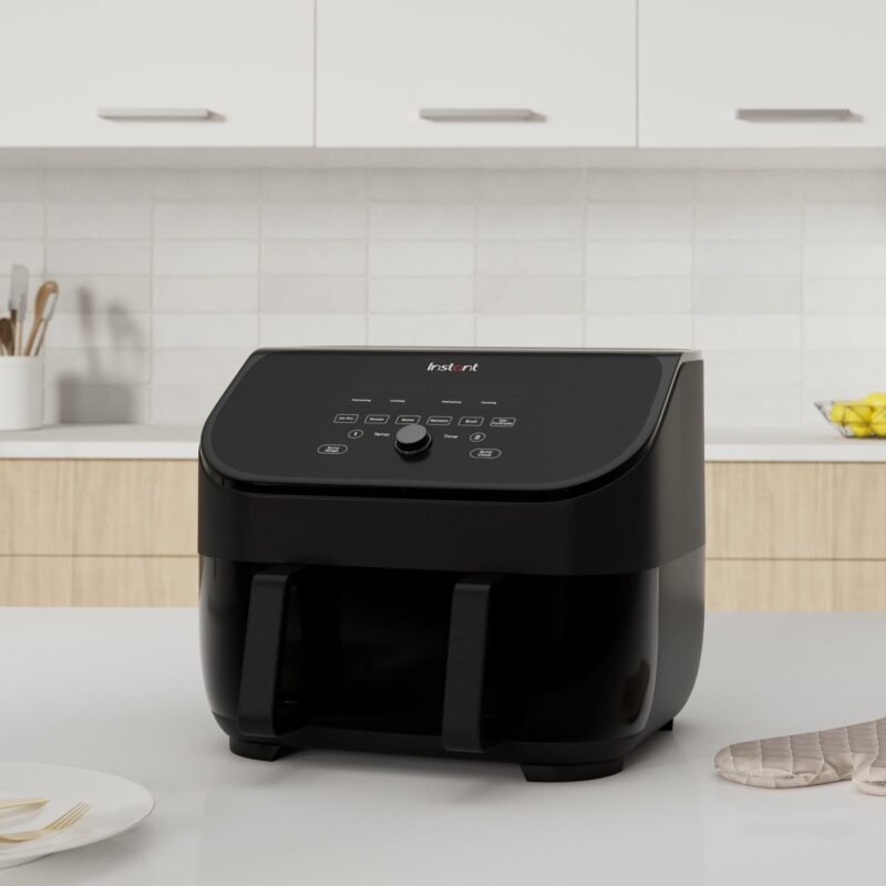 Instant Pot VersaZone Dual Air Fryer 8.5L – Double Basket with Divider, 8-in-1 Smart Cooking, Energy Saving, Easy Clean, Black Stainless Steel - Image 21
