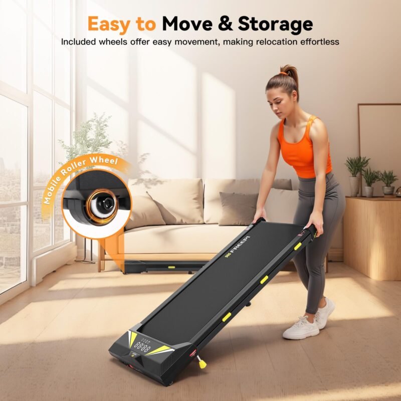 Sperax Walking Vibration Pad with APP, 3 in 1 Under Desk Treadmill, 2.5HP Low Noise Walking Treadmill Pad with Remote Control,Portable Treadmills for Home Office - Image 37