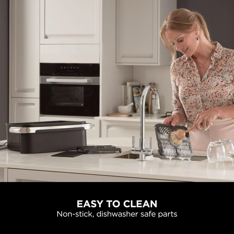 Ninja AF300UK Dual Zone Air Fryer - 7.6L, 2 Drawers, 6-in-1 Cooking, Energy Efficient, Oil-Free, Non-Stick, Dishwasher Safe, Black/Silver - Image 58