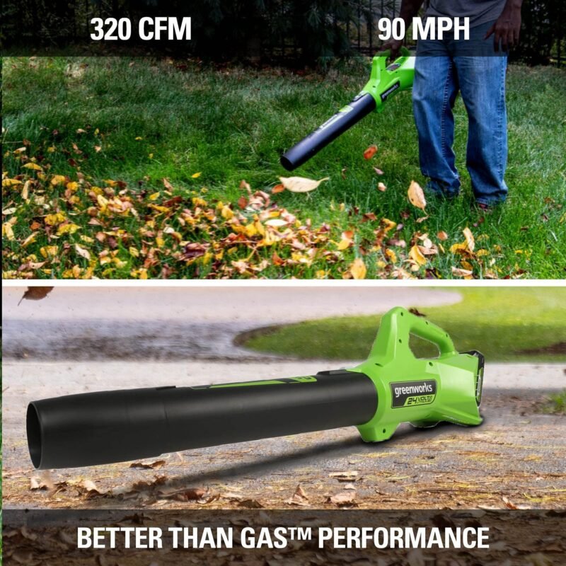 Greenworks 48V (2 x 24V) 17" Brushless Cordless (Push) Lawn Mower, (2) 4.0Ah Batteries and Dual Port Rapid Charger Included - Image 96