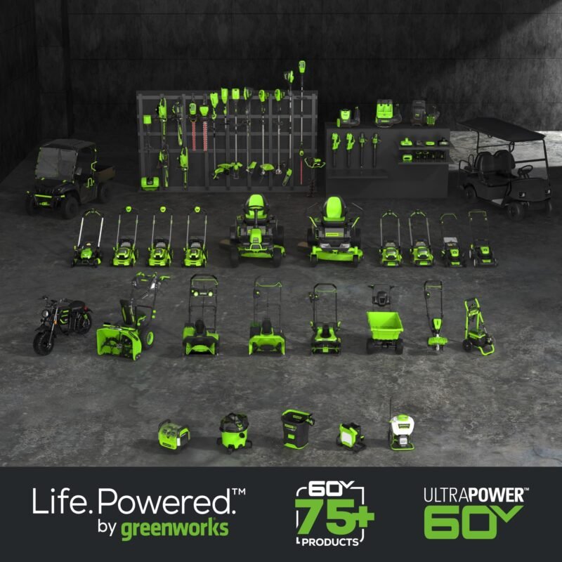 Greenworks 60V 17" Brushless (Push) Lawn Mower, 4.0Ah Battery and 3A Charger - Image 41