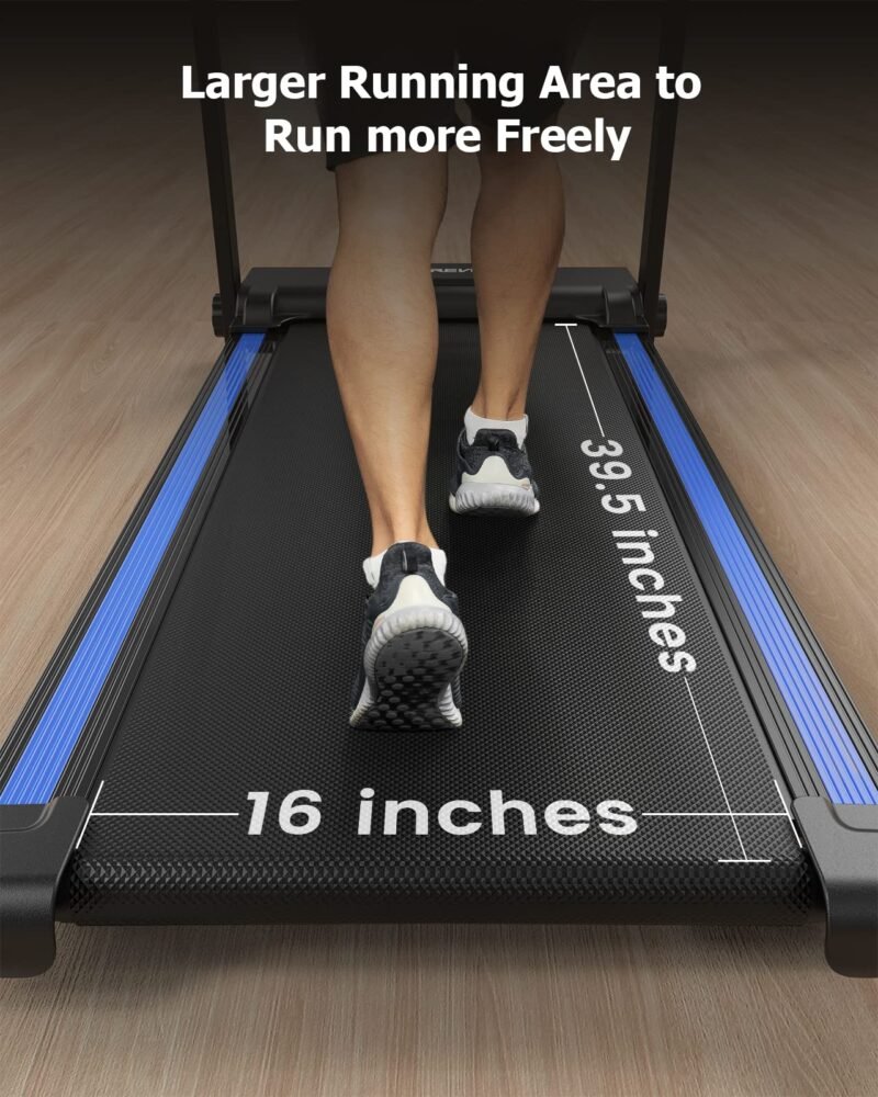 UREVO Walking Pad Treadmills for Home Office, Under Desk Compact Design Treadmill Portable Walking Pad Treadmill with Remote Control, LED Display - Image 13