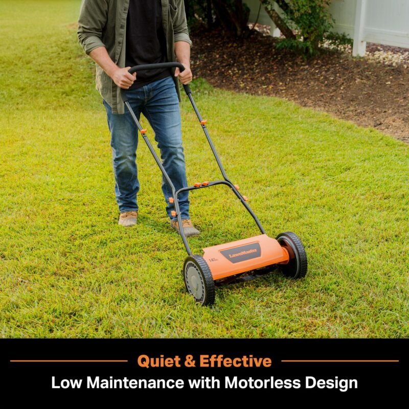 LawnMaster LMRM1602 Push Reel Lawn Mower 16-Inch 5-Blade - Image 7