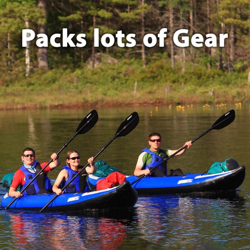 Sea Eagle 380X 12'6" Explorer Inflatable Kayak- Fishing, Touring, Camping, Exploring &White Watering-Self Bailing, Removable Skeg, Drop Stitch Floor - Image 20