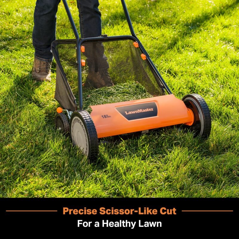 LawnMaster LMRM1602 Push Reel Lawn Mower 16-Inch 5-Blade - Image 10