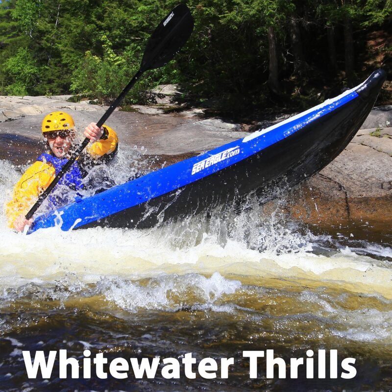 Sea Eagle 380X 12'6" Explorer Inflatable Kayak- Fishing, Touring, Camping, Exploring &White Watering-Self Bailing, Removable Skeg, Drop Stitch Floor - Image 25